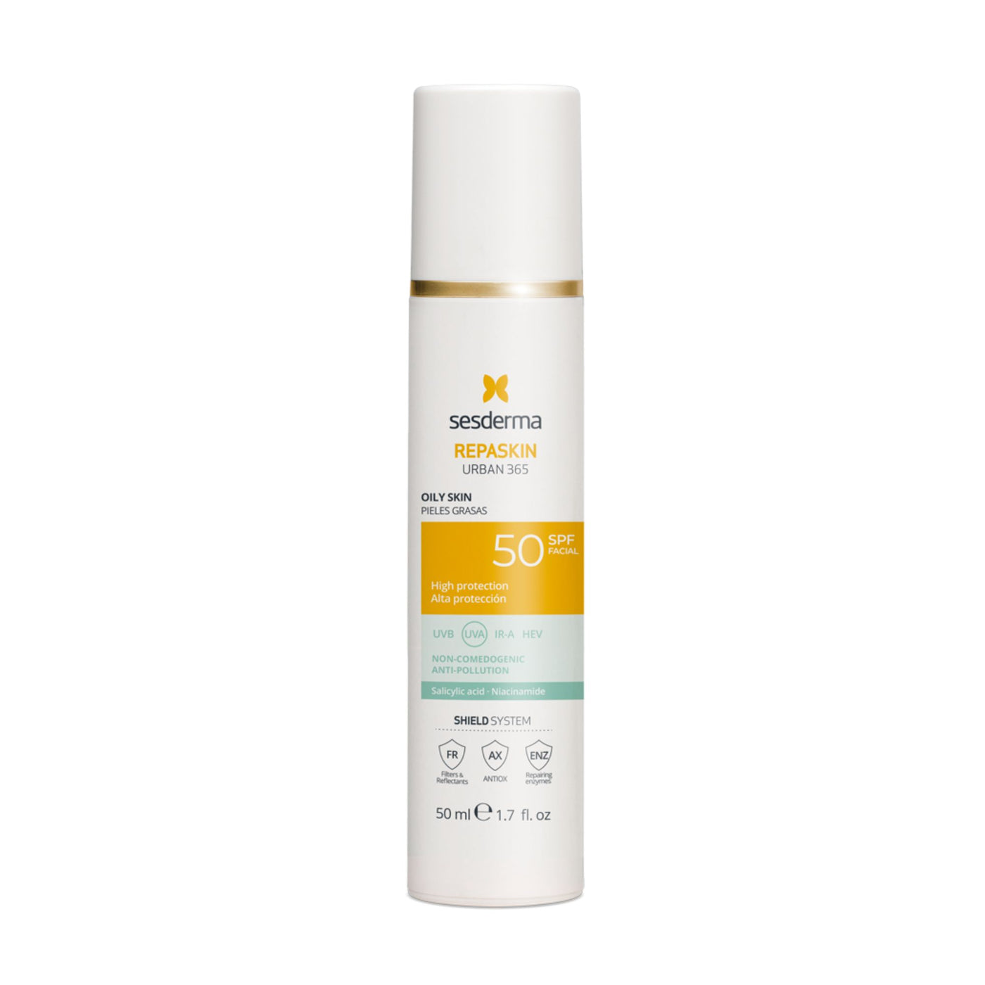 SESDERMA REPASKIN URBAN 365 photoprotector for oily skin SPF50 50 ml