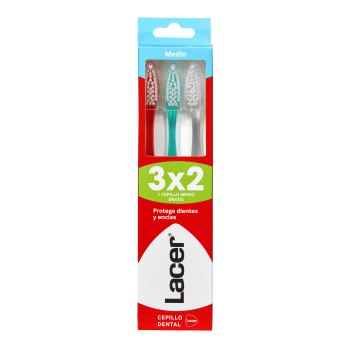 LACER TOOTHBRUSH medium pack 3 units