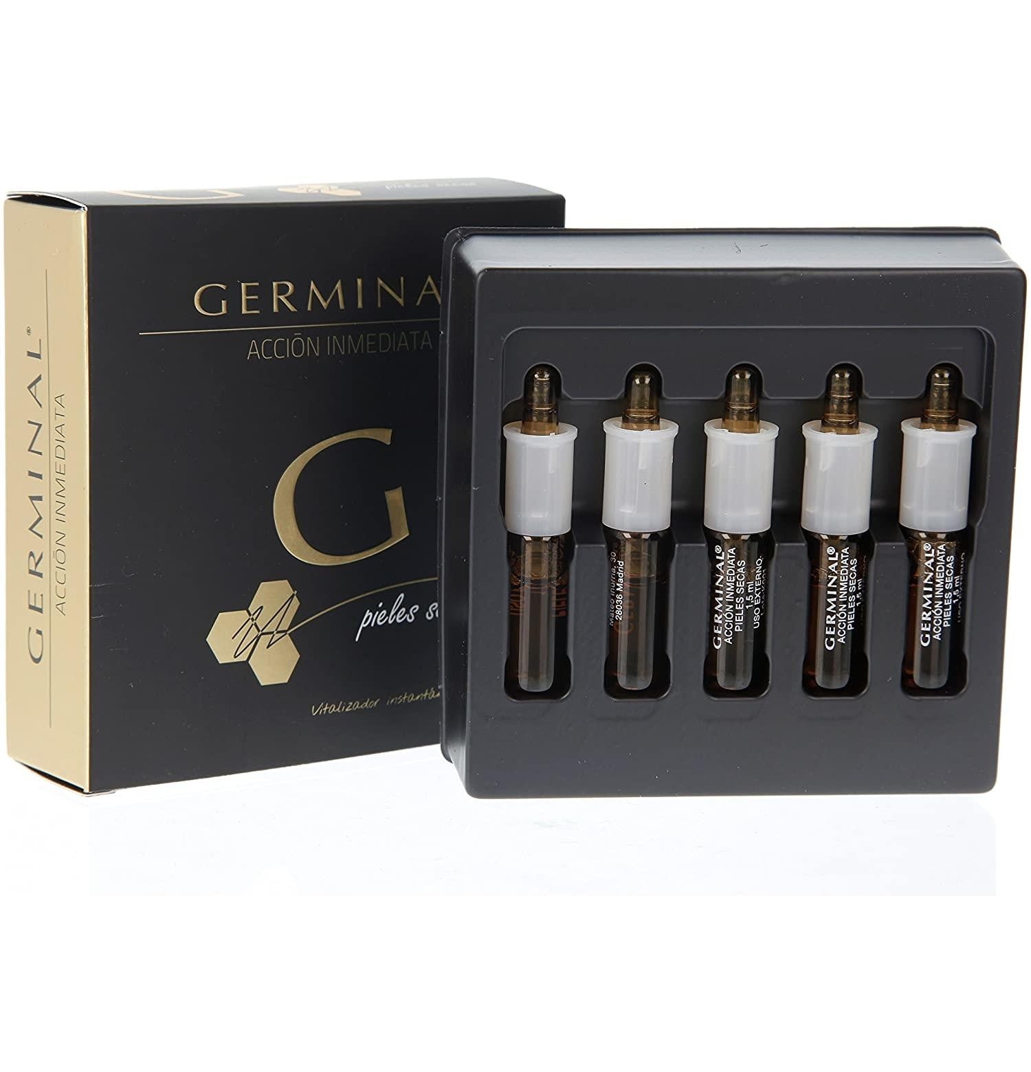 GERMINAL IMMEDIATE ACTION dry skin ampoules 5 x 1.5 ml