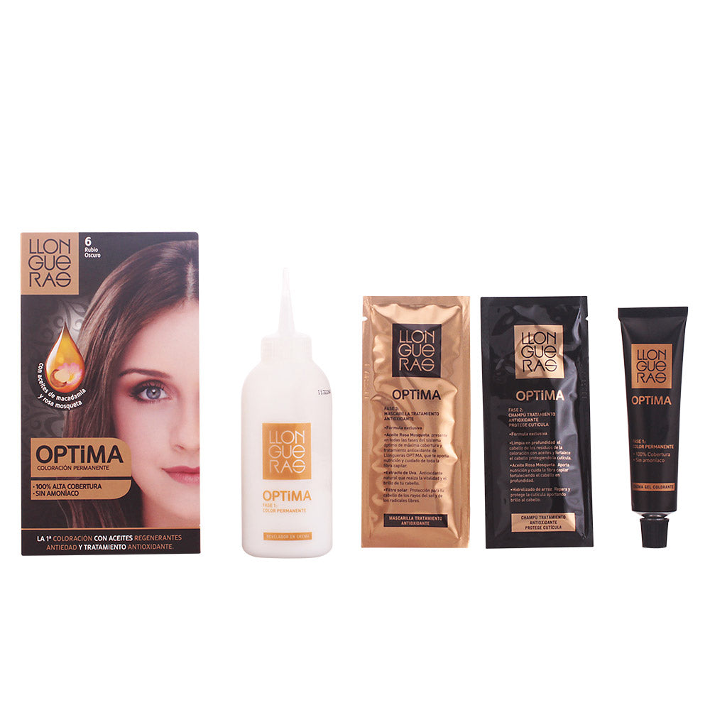 LLONGUERAS OPTIMA hair colour #6-deep blond 1 u