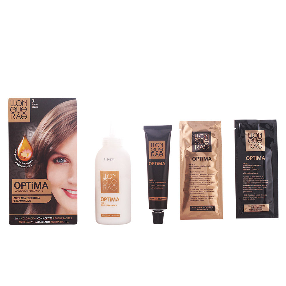 LLONGUERAS OPTIMA hair colour #7 rubio medio 1 u