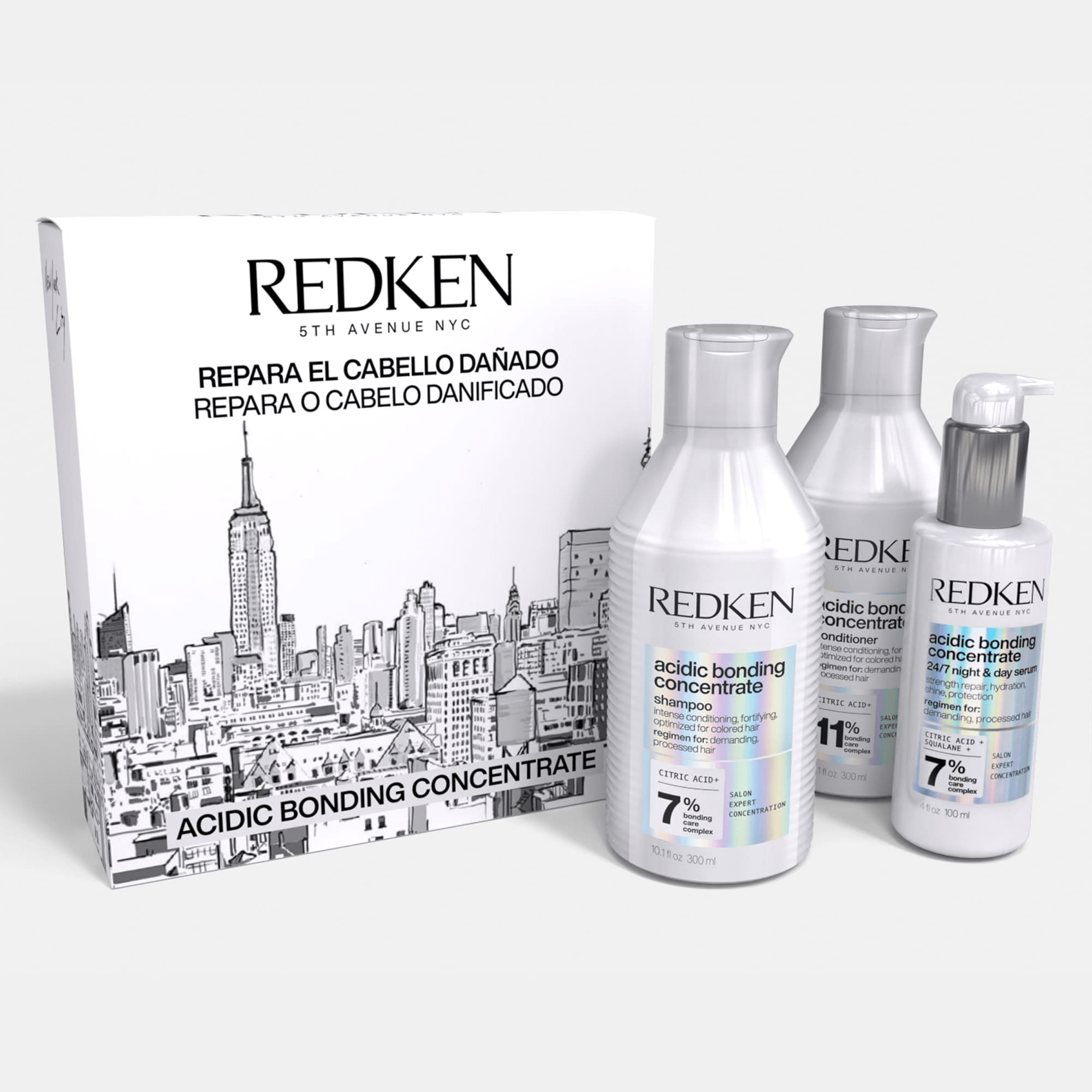 REDKEN ACIDIC BONDING CONCENTRATE CASE 3 pcs
