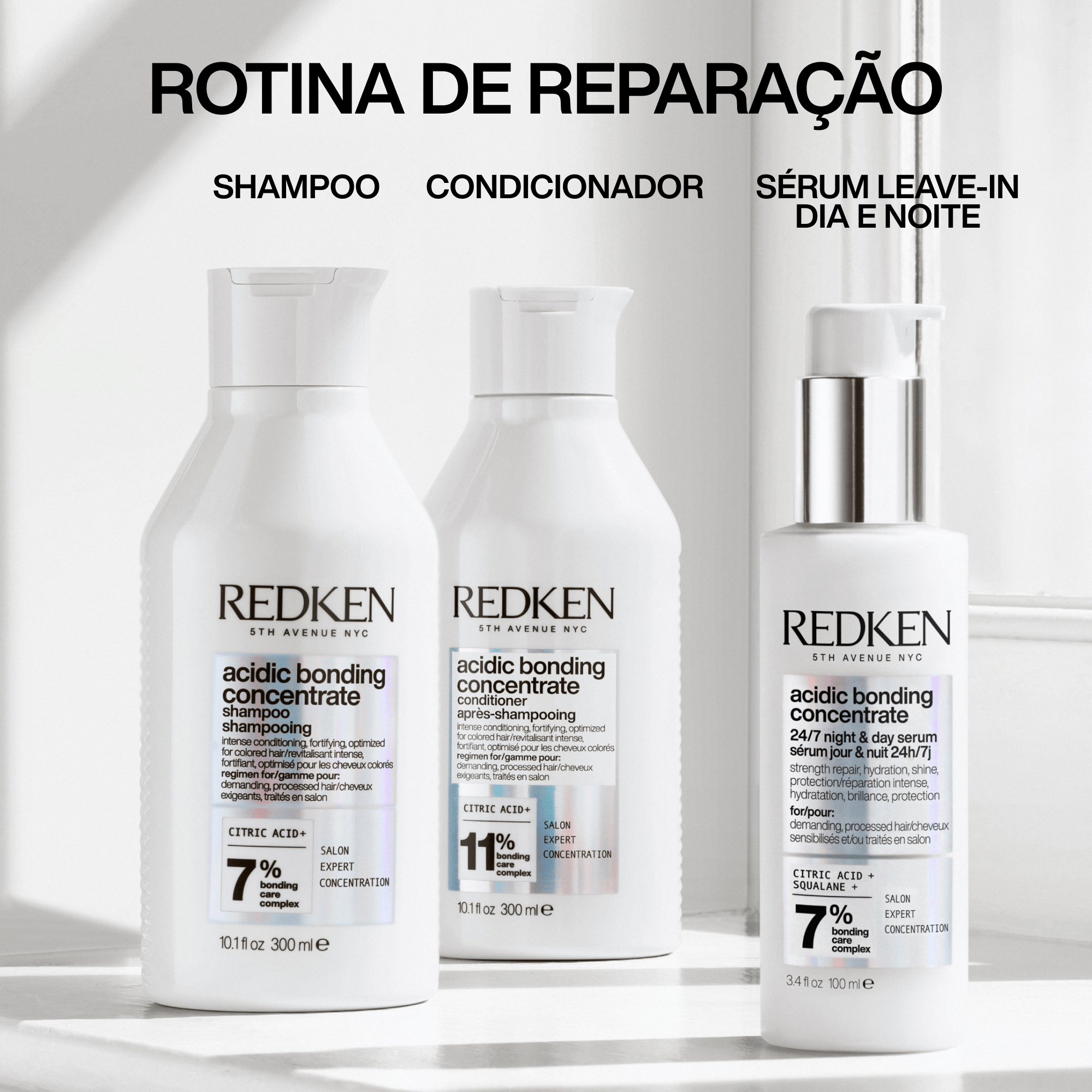REDKEN ACIDIC BONDING CONCENTRATE CASE 3 pcs
