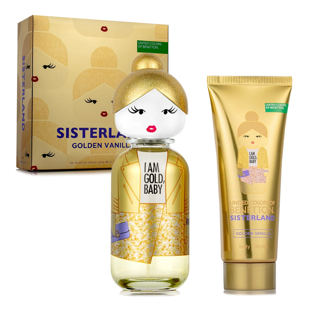 BENETTON SISTERLAND GOLDEN VANILLA 2-piece CASE