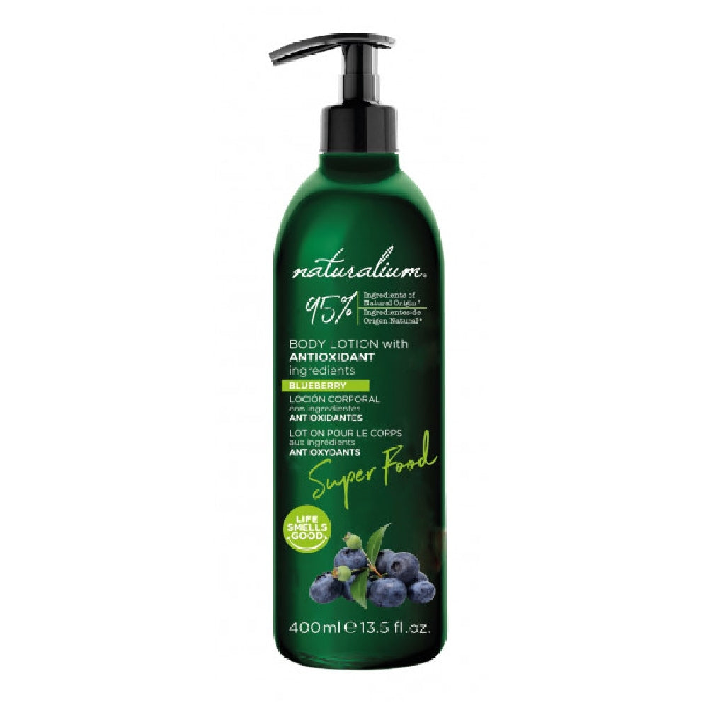 NATURALIUM SUPER FOOD blueberry antioxidant body lotion 400 ml