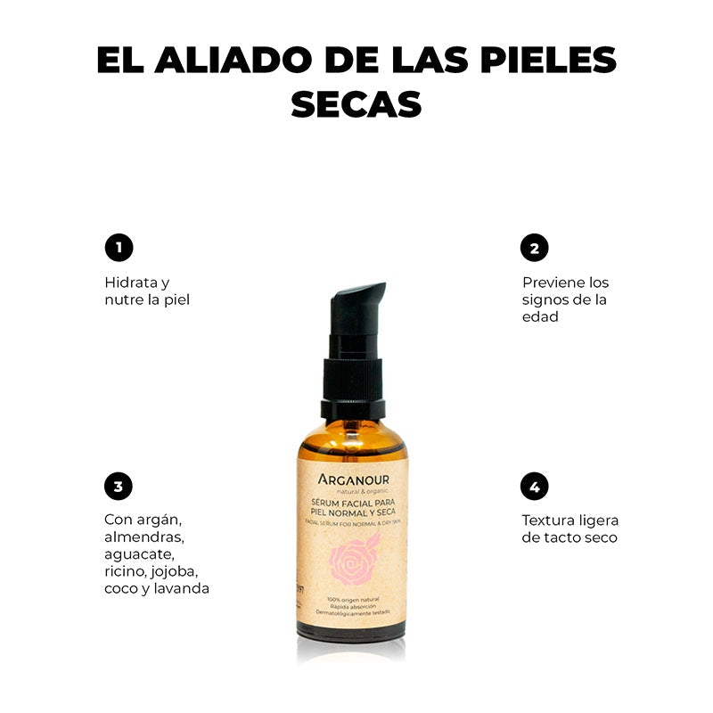 ARGANOUR FACIAL SERUM piel seca 50 ml