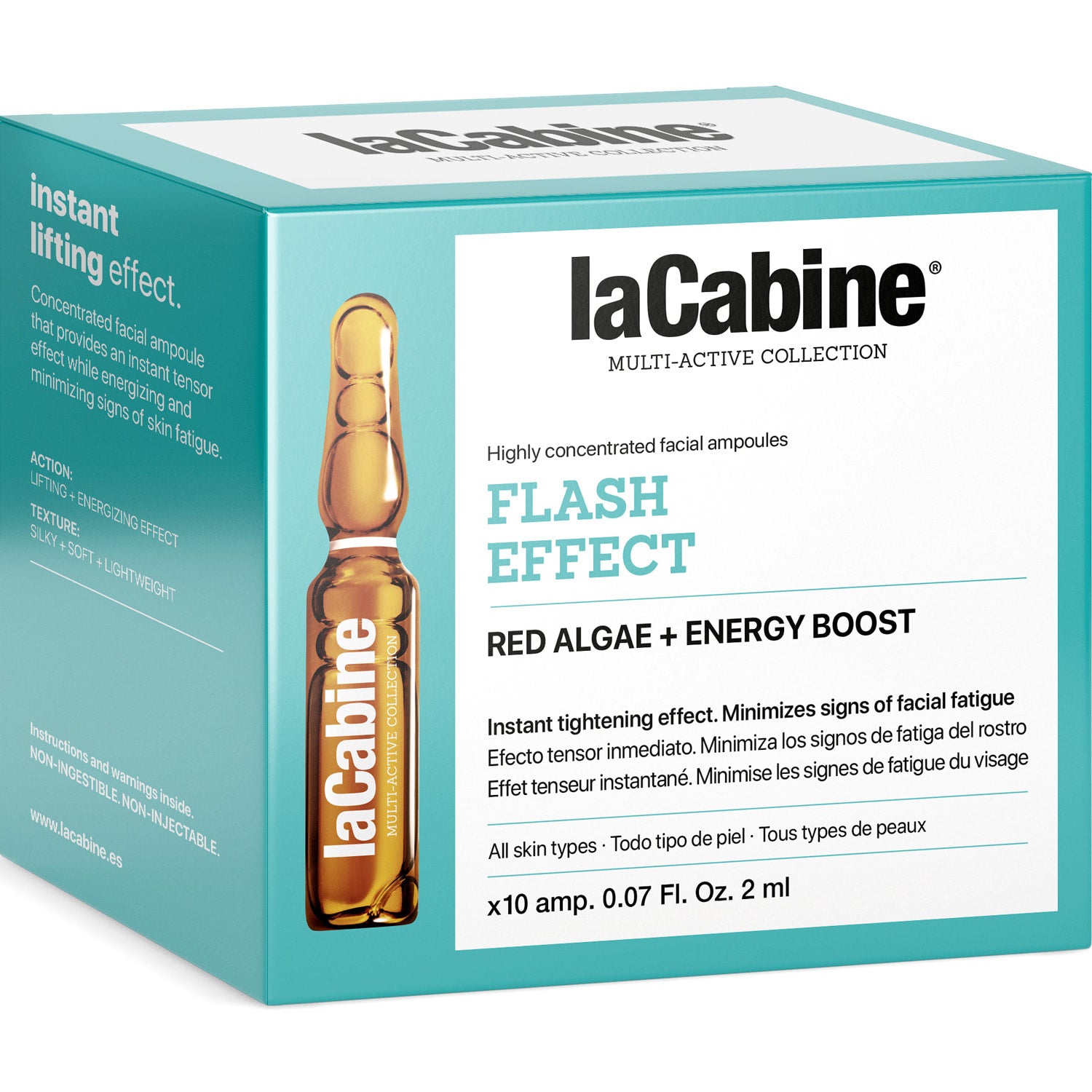 LA CABINE AMPOLLAS EFECTO FLASH 10 x 2 ml