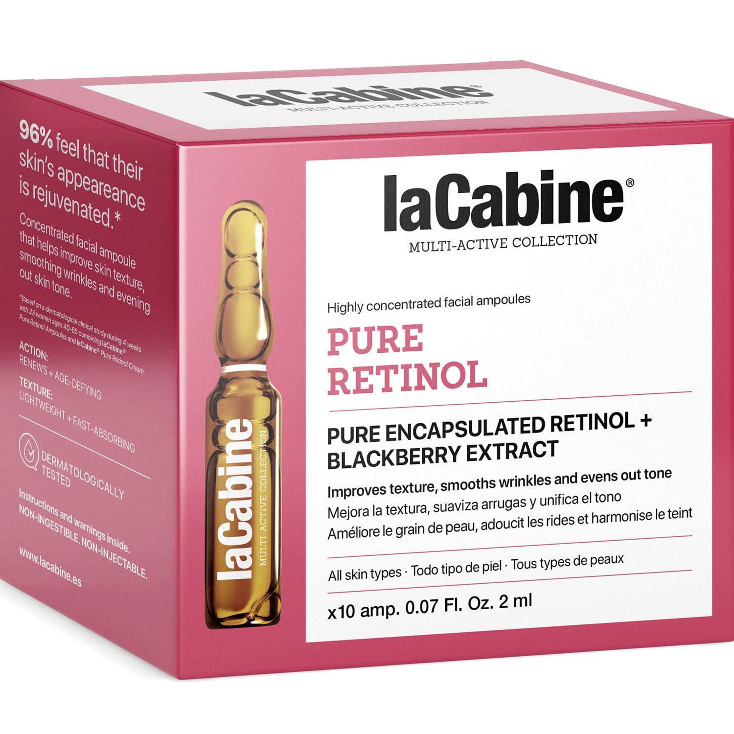 LA CABINE AMPOLLAS RETINOL PURO 10 x 2 ml