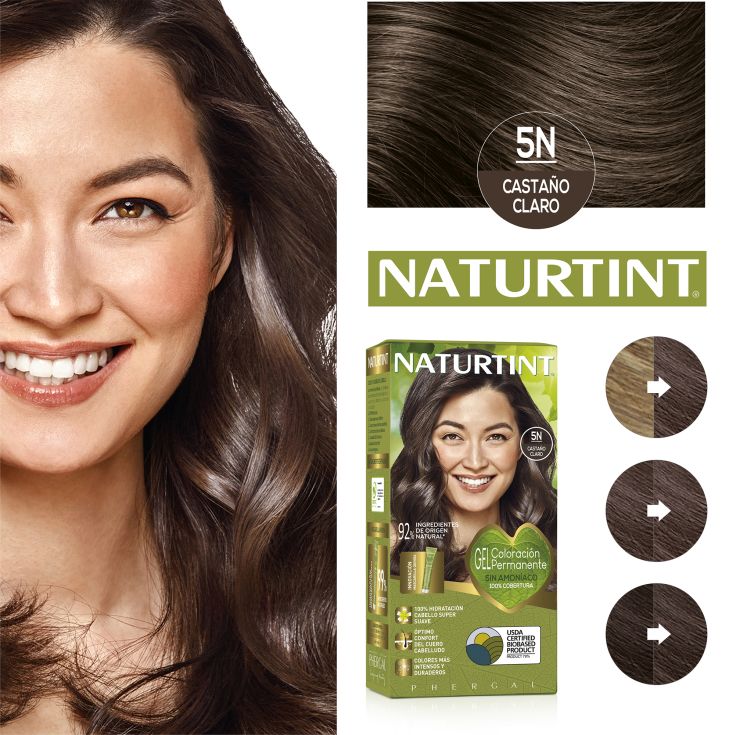 NATURTINT ammonia-free dye #5N-Light Brown 170 ml