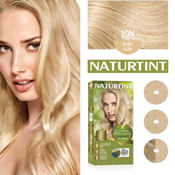 NATURTINT ammonia-free dye #10N-Alba Blonde 170 ml