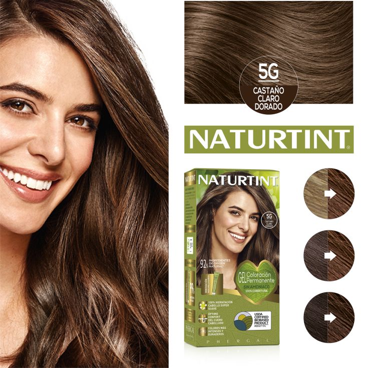 NATURTINT ammonia-free dye #5G-Light Golden Brown 170 ml