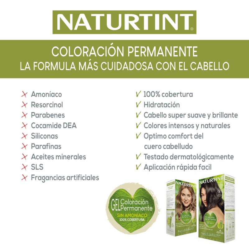 NATURTINT ammonia-free hair dye #6G-Dark Golden Blonde 170 ml