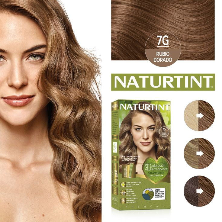 NATURTINT ammonia-free dye #7G-Golden Blonde 170 ml