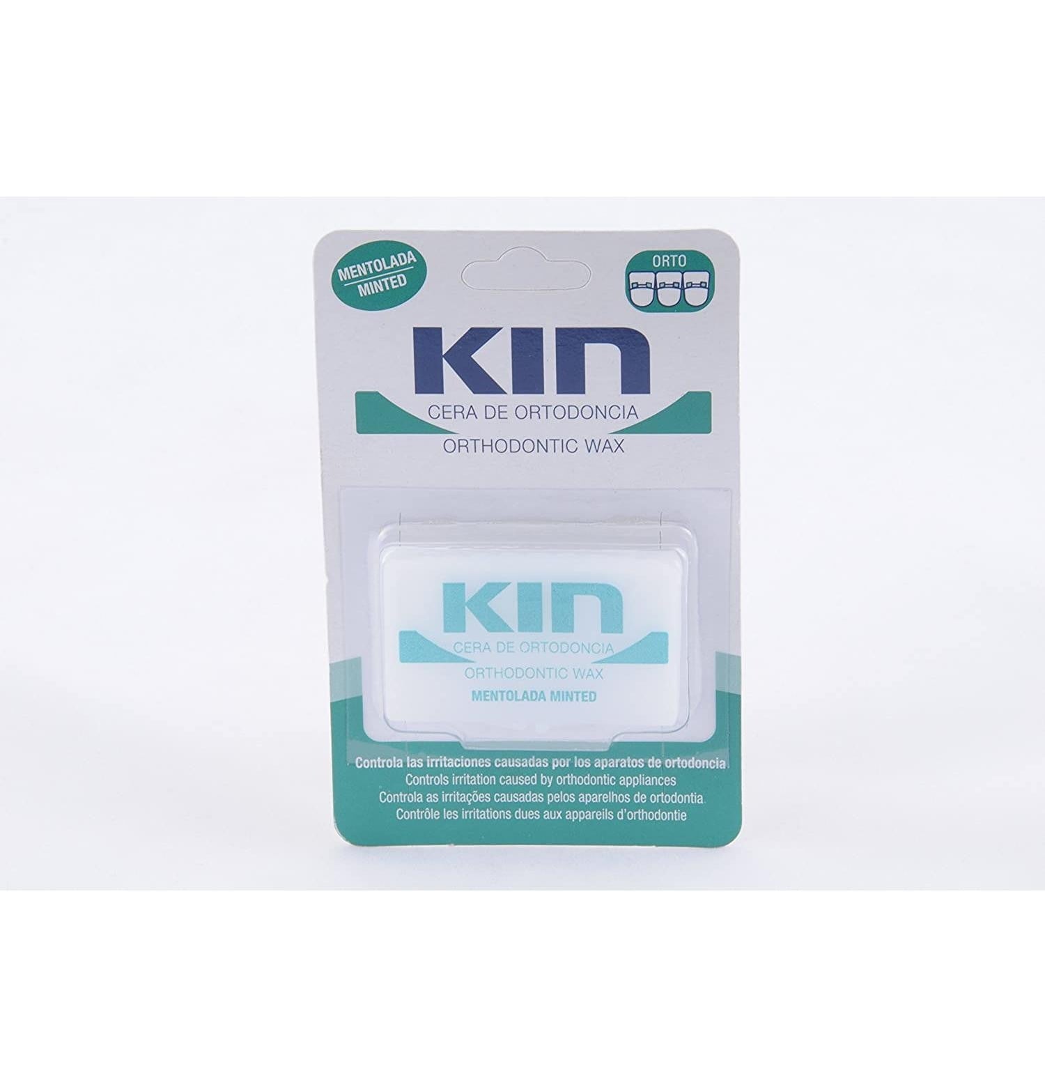 KIN CERA de ortodoncia mentolada 5 u