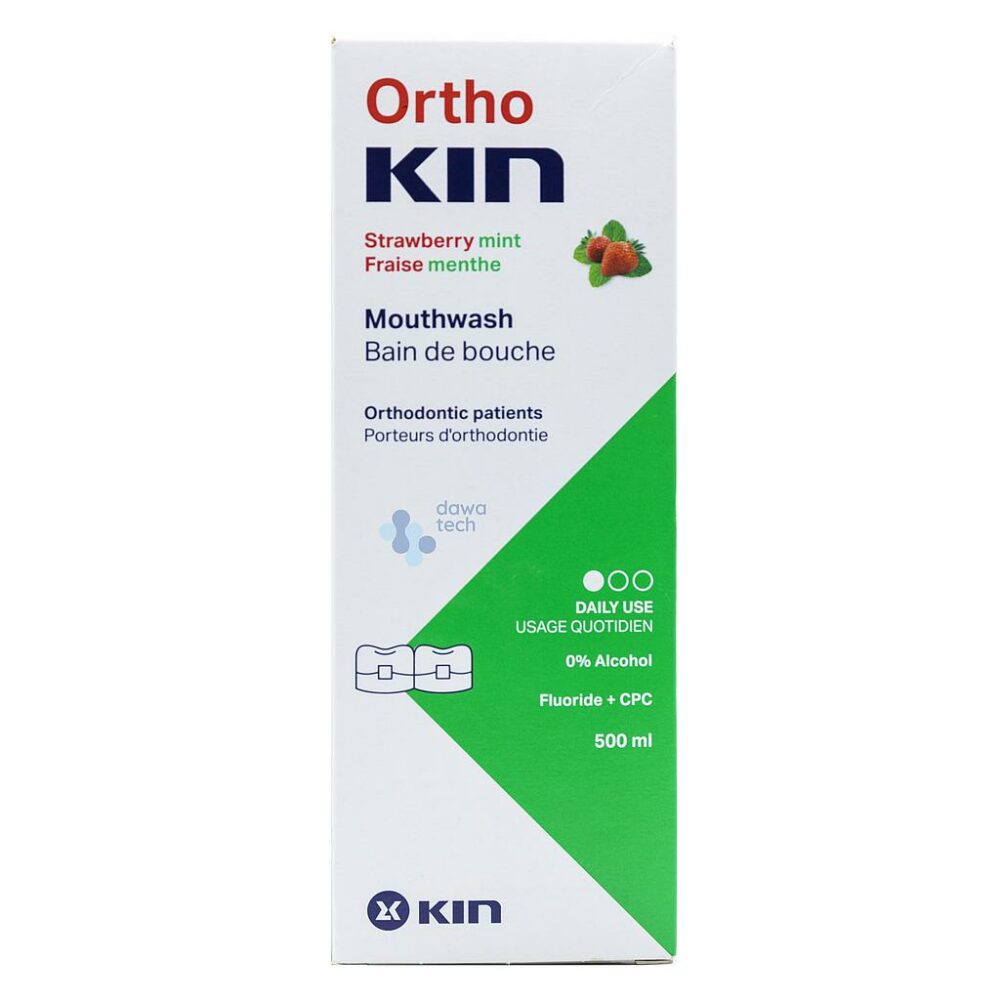 ORTHOKIN enjuague bucal #fresa mentolado 500 ml