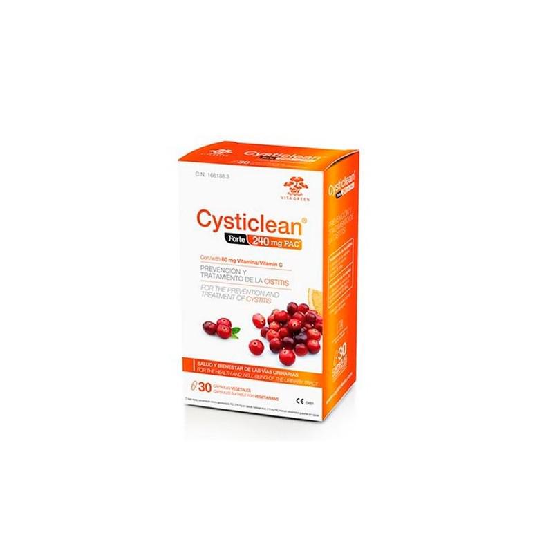CYSTICLEAN FORTE with PAC and Vit C and Cranberry capsules 30 u