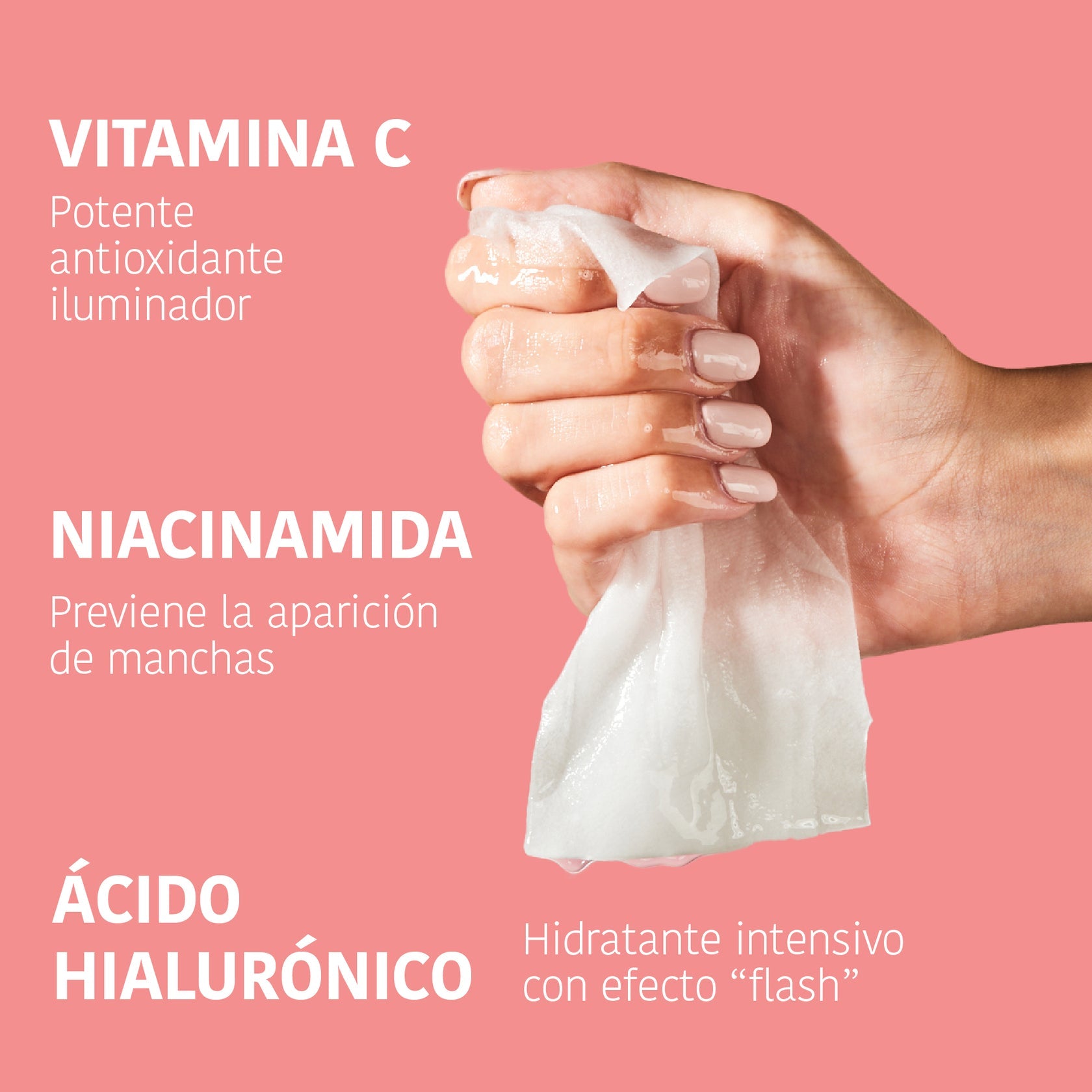 IROHA TISSUE MASK brightening vitamin C + HA 1 u