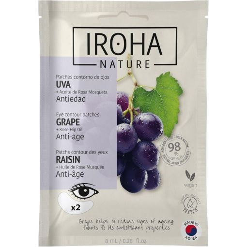 IROHA UVA eye contour patches 8 ml