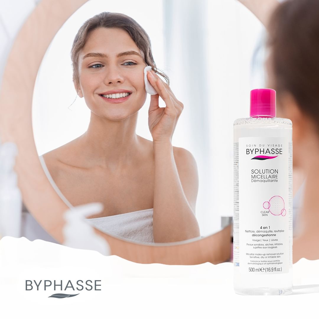 BYPHASSE Micellar solution makeup remover 500 ml