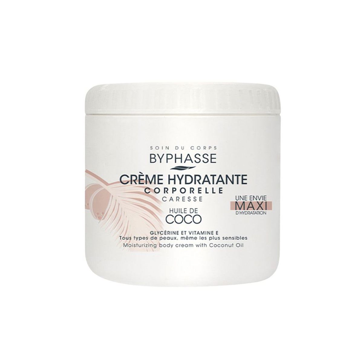 BYPHASSE MOISTURIZING BODY CREAM #coconut oil 500 ml