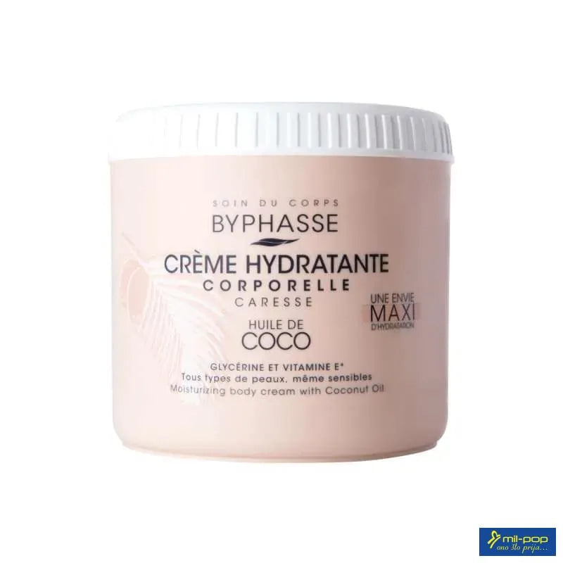 BYPHASSE MOISTURIZING BODY CREAM #coconut oil 500 ml