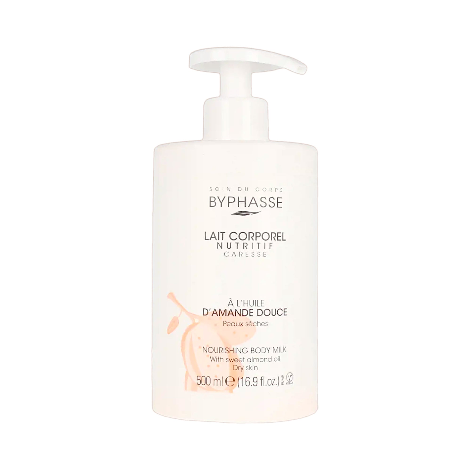 BYPHASSE Nourishing BODY MILK with almond oil 500 ml