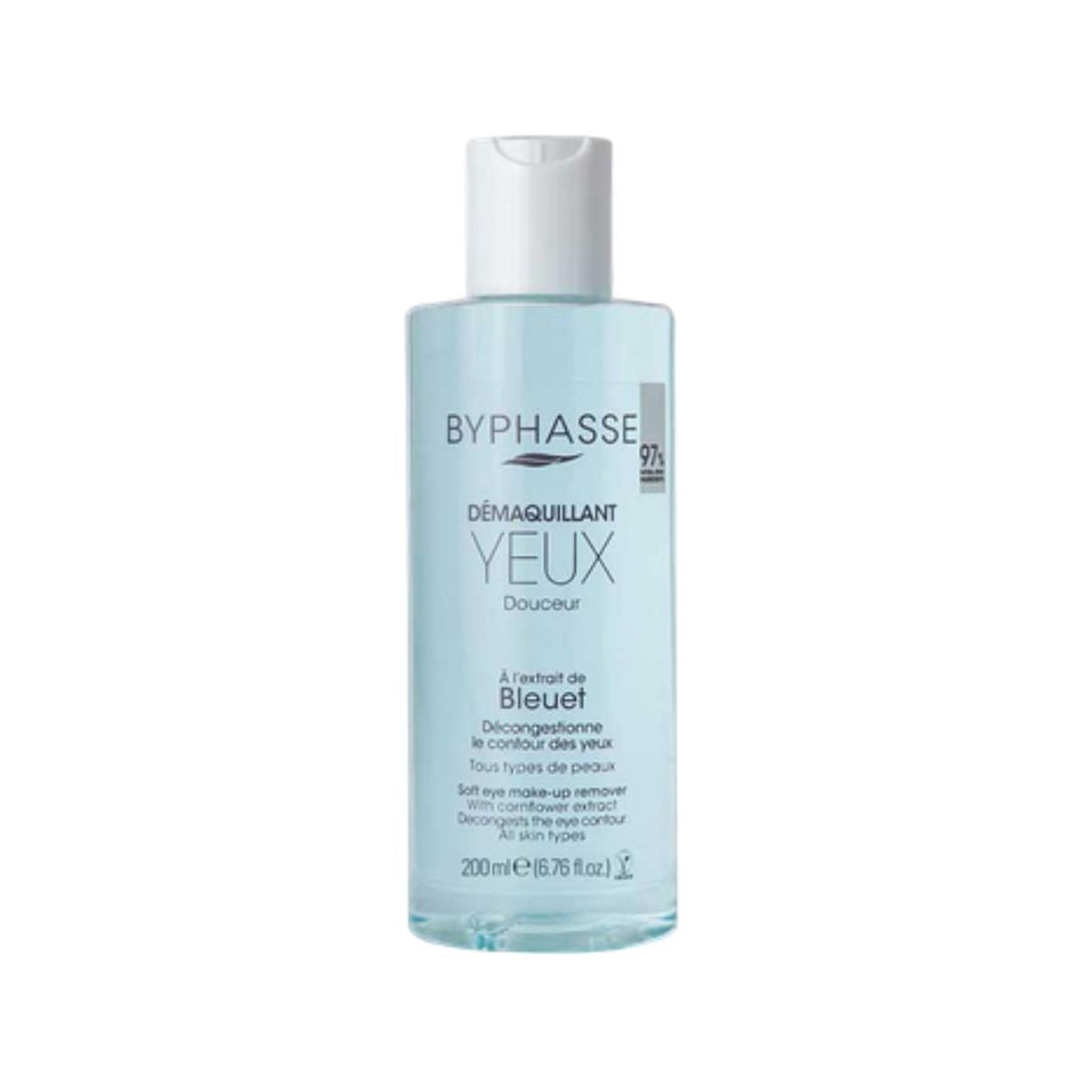 BYPHASSE DOUCEUR EYE MAKE-UP REMOVER cornflower extract 200 ml