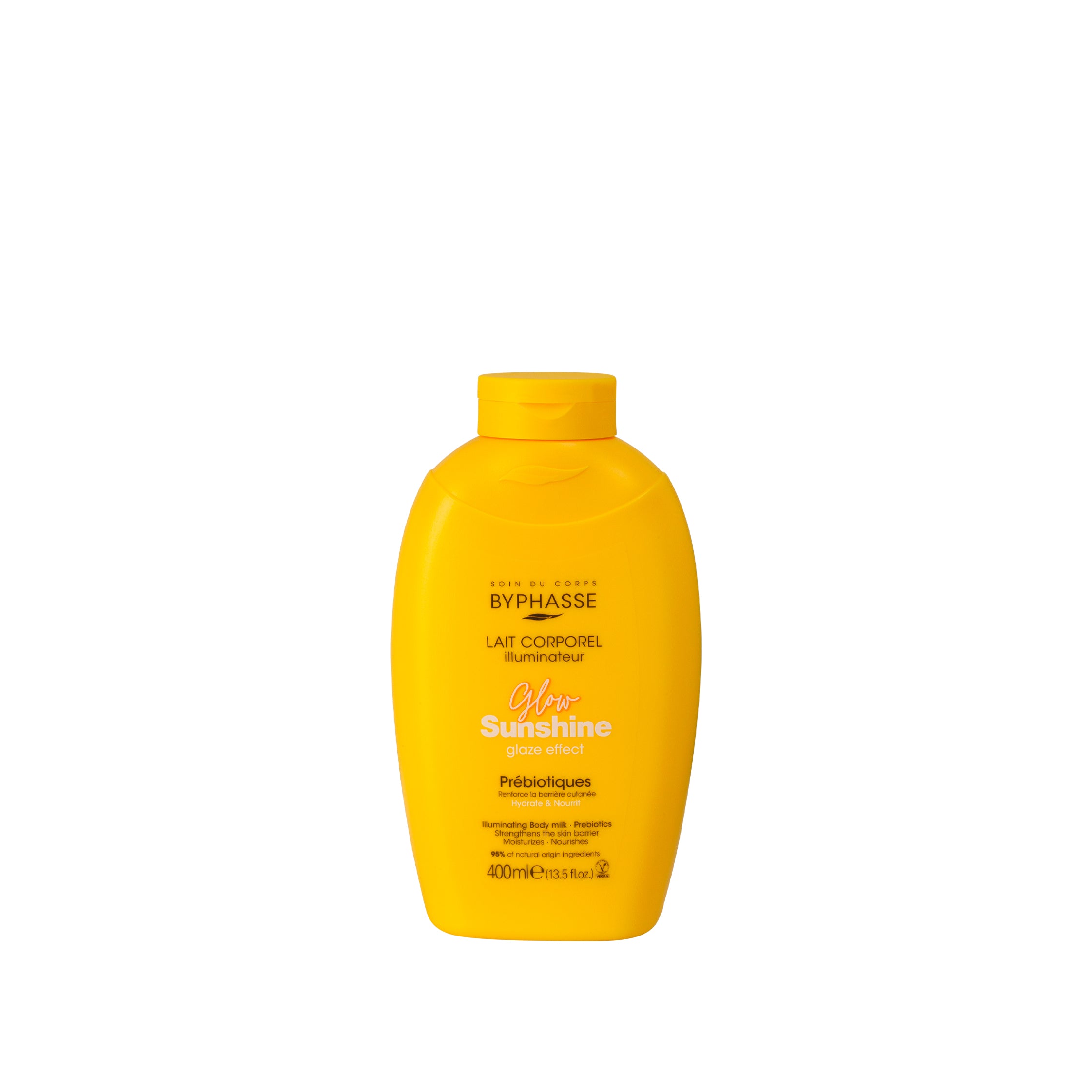 BYPHASSE GLOW SUNSHINE illuminating body milk with prebiotics 400 ml
