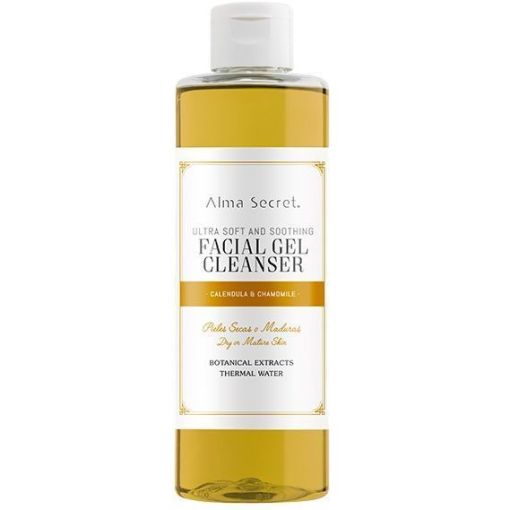 ALMA SECRET FACIAL GEL CLEANSER gentle and calming calendula &amp; chamomile 200 ml