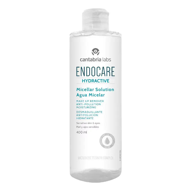 ENDOCARE HYDRACTIVE agua micelar piel y ojos sensibles 400 ml