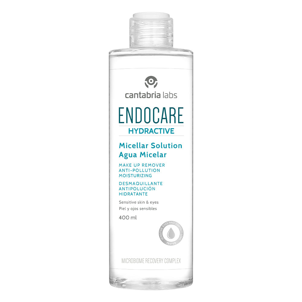 ENDOCARE HYDRACTIVE agua micelar piel y ojos sensibles 400 ml