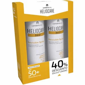 HELIOCARE 360º sunscreen transparent spray SPF50+ pack 2 x 200 ml