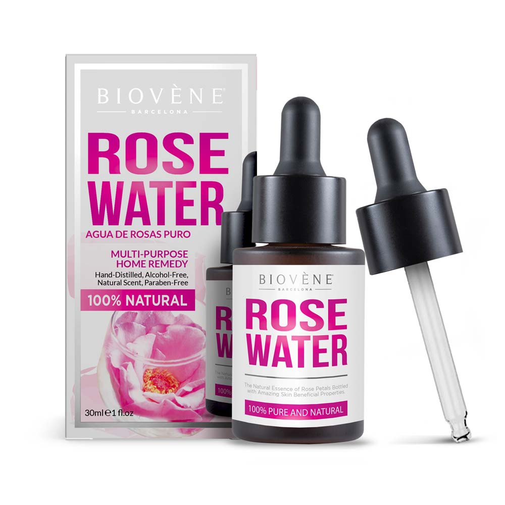 BIOVÈNE ROSE WATER PURE AND NATURAL multi-purpose home remedy 30 ml