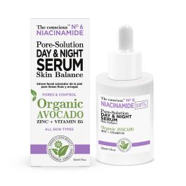 THE CONSCIOUS™ NIACINAMIDE pore-solution day & night serum organic avocado 30 ml