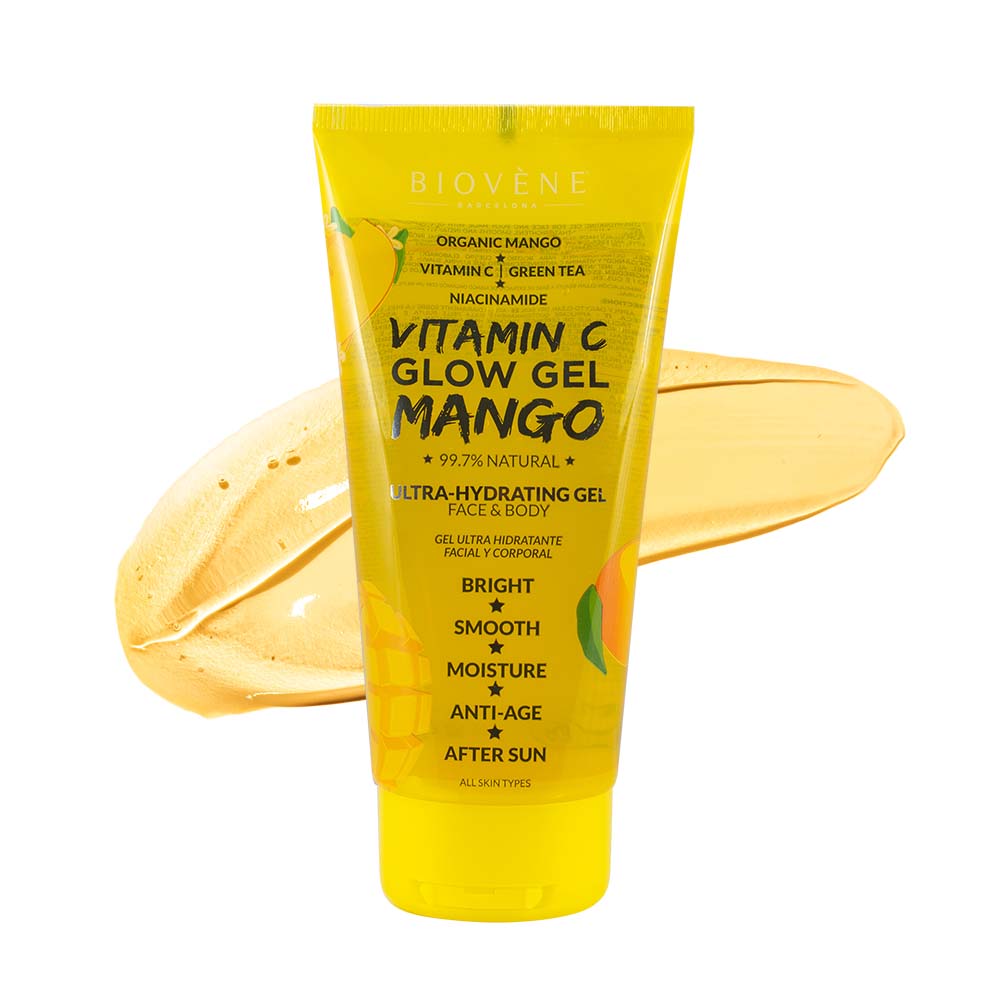 BIOVÈNE VITAMIN C GLOW GEL MANGO ultra-hydrating gel face &amp; body 200 ml