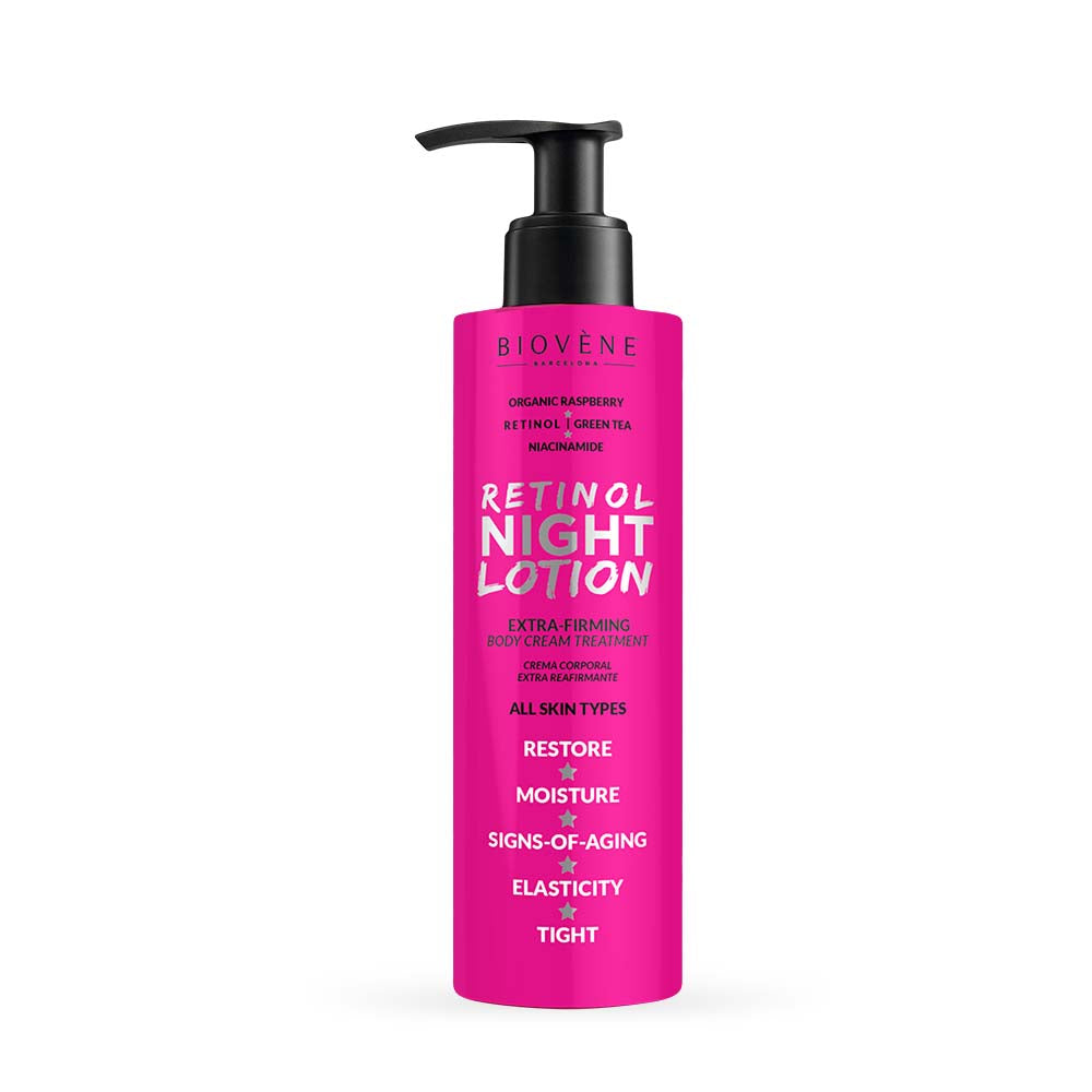 BIOVÈNE RETINOL NIGHT LOTION extra-firming body cream treatment 200 ml