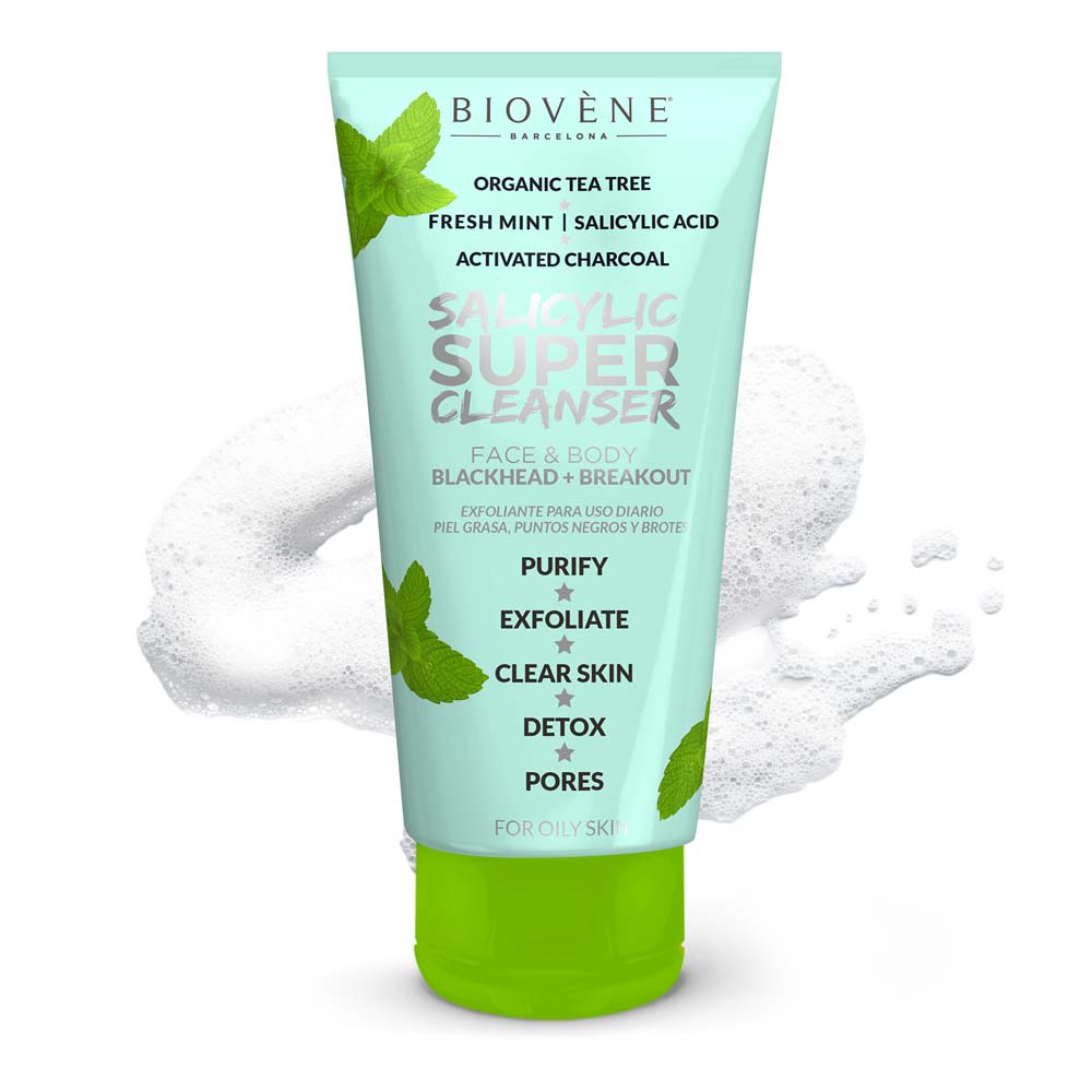 BIOVÈNE SALICYCLIC SUPER CLEANSER face &amp; body blackhead + breakout 200 ml