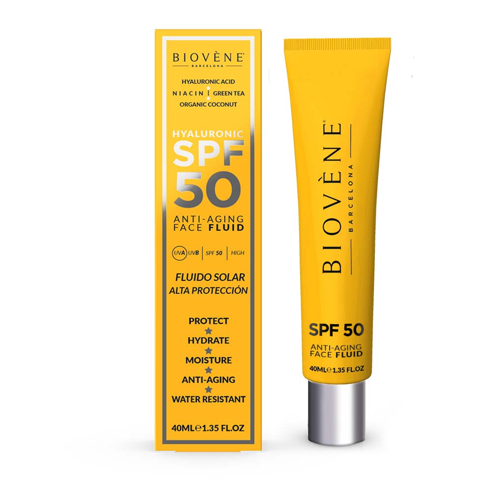 BIOVÈNE HYALURONIC ANTI-AGING facial fluid SPF50 40 ml