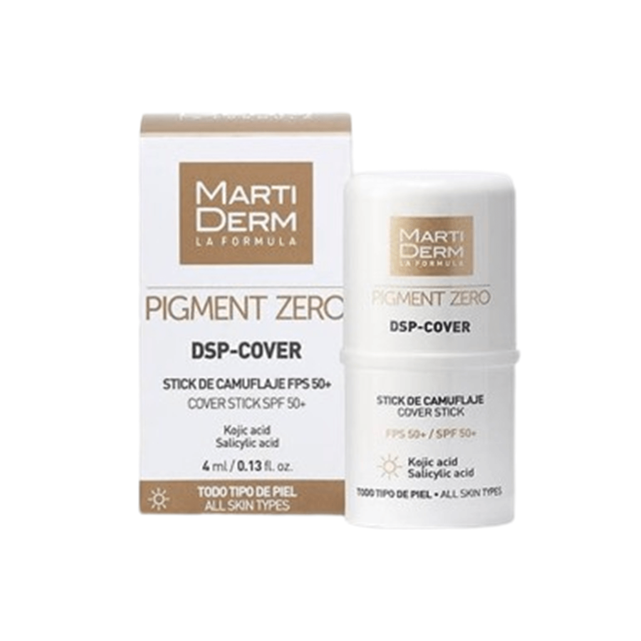 MARTIDERM PIGMENT ZERO DSP-COVER camouflage stick SPF50+ 4 ml