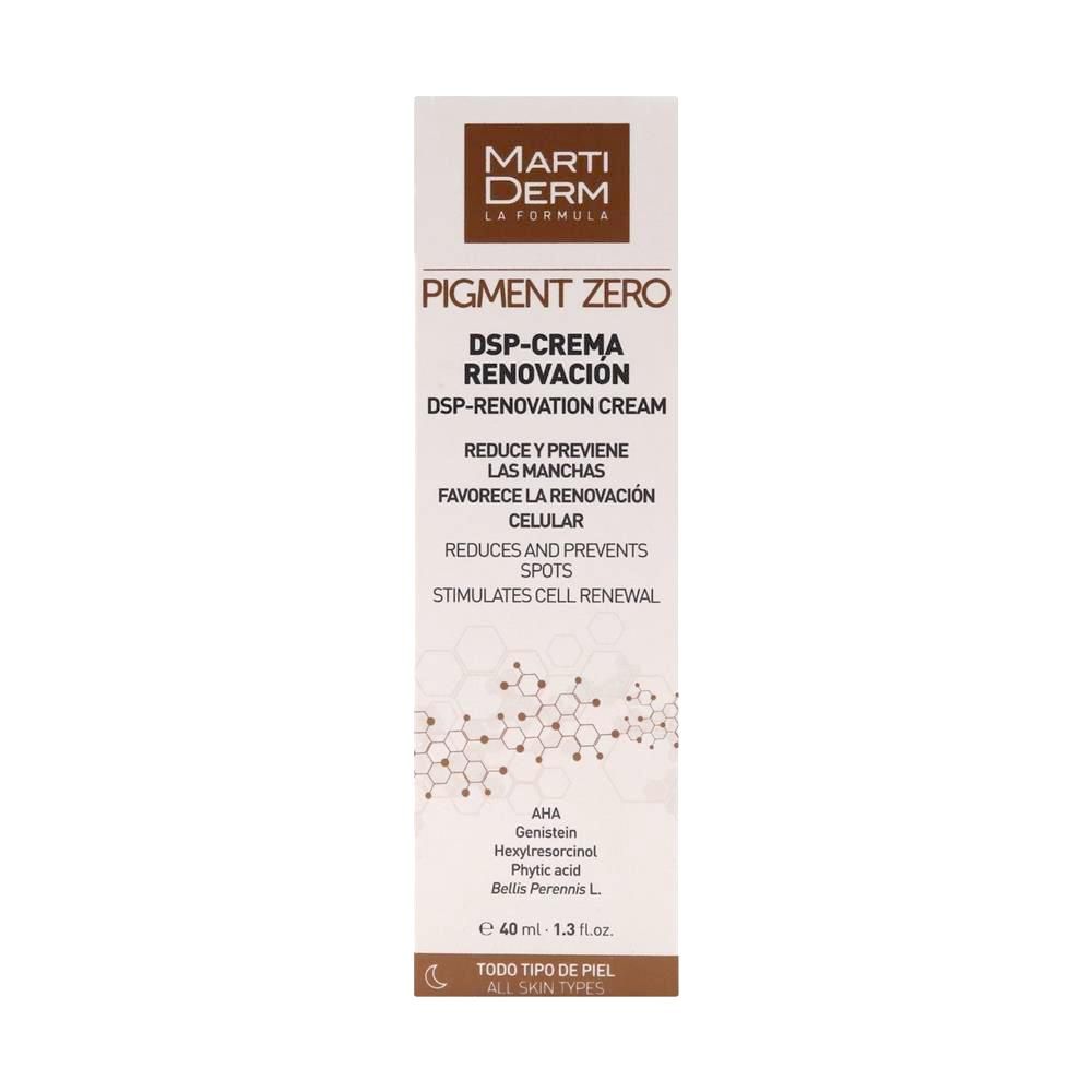 MARTIDERM PIGMENT ZERO DSP depigmenting renewal cream 40 ml