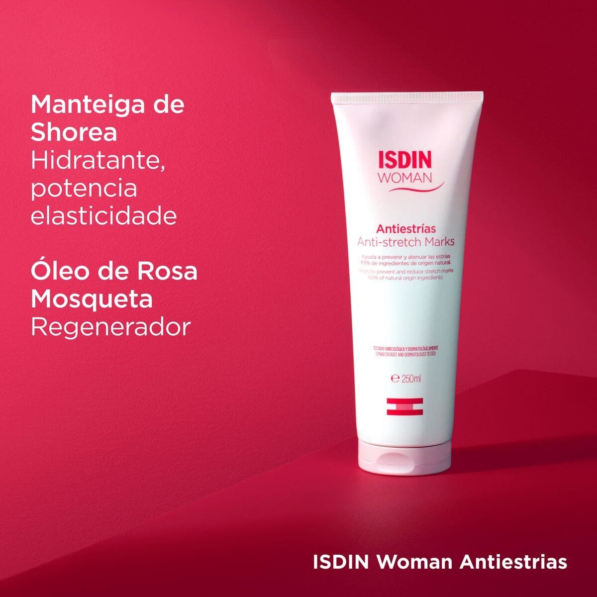 ISDIN WOMAN crema antiestrías 250 ml