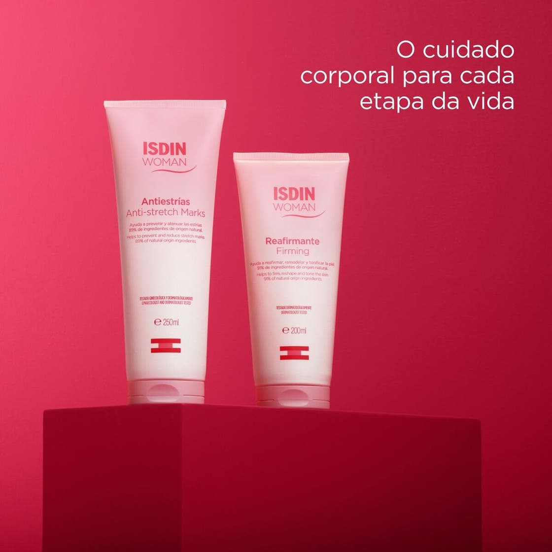ISDIN WOMAN crema antiestrías 250 ml