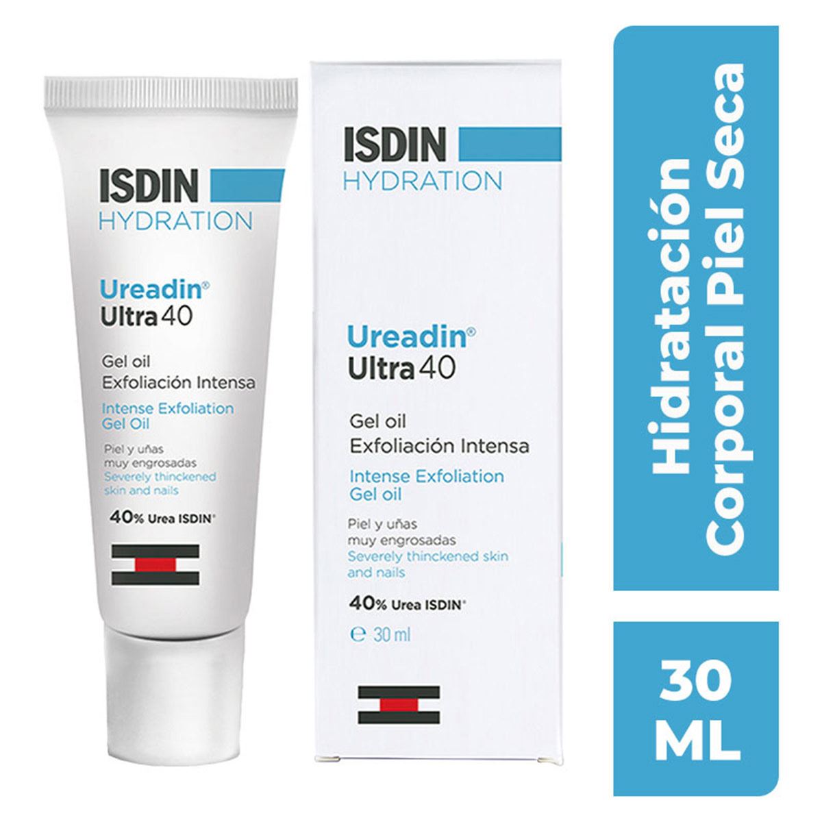 ISDIN UREADIN ULTRA40 gel-oil exfoliante 30 ml