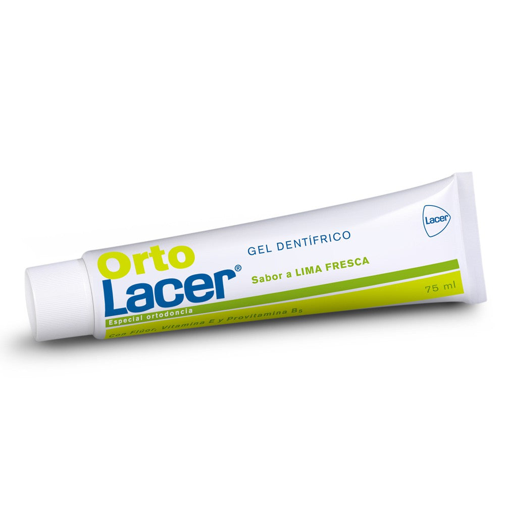ORTOLACER gel dentífrico lima 75 ml