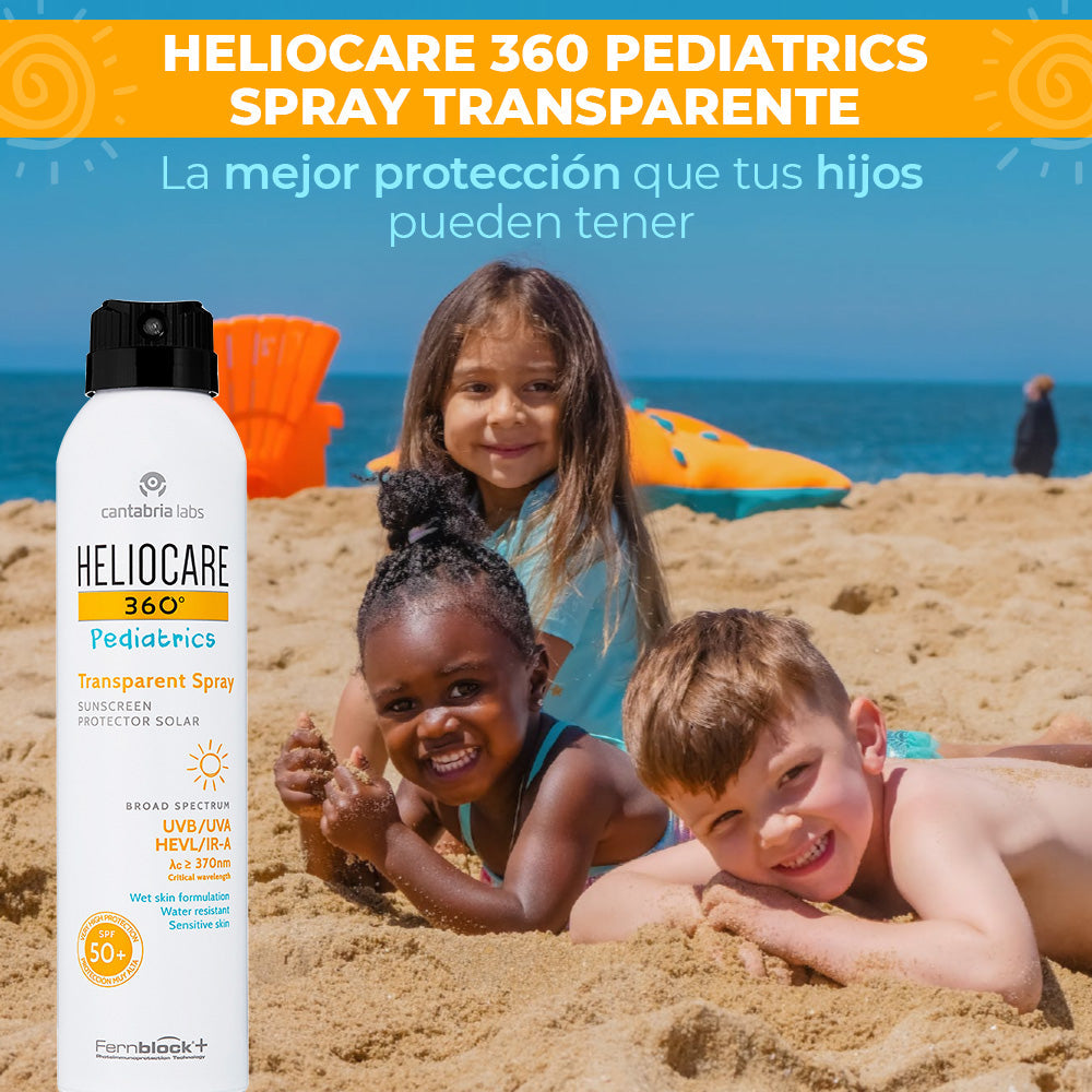 HELIOCARE 360º PEDIATRICS sunscreen transparent spray SPF50+ 200 ml