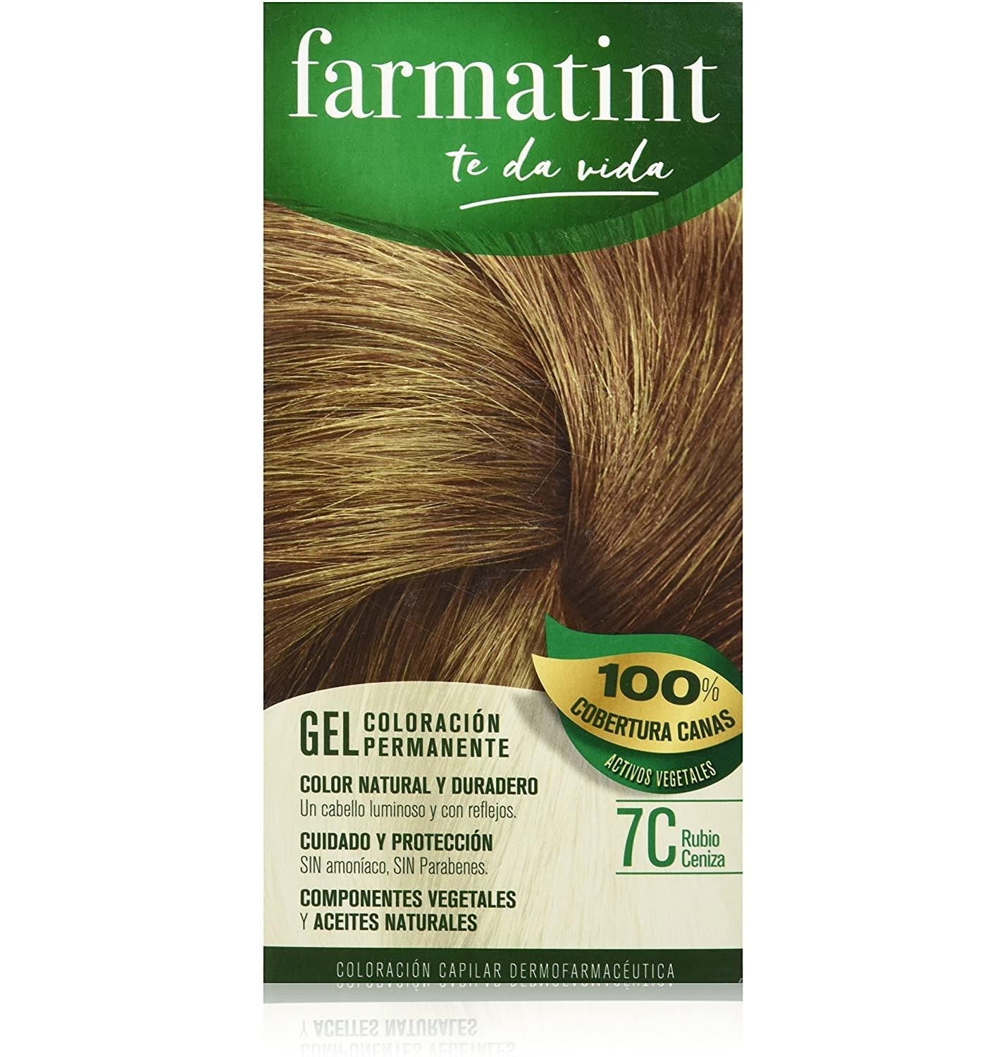 FARMATINT GEL permanent coloring #7c-ash blonde 5 units