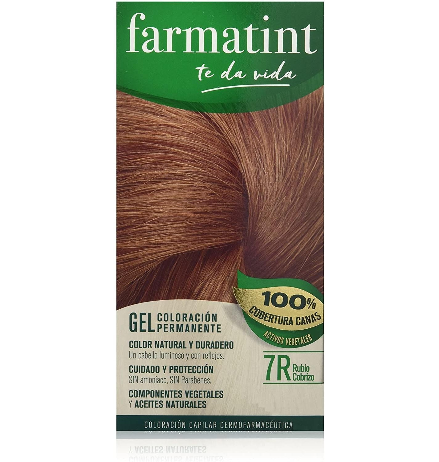 FARMATINT GEL permanent color #7r-copper blonde 5 units