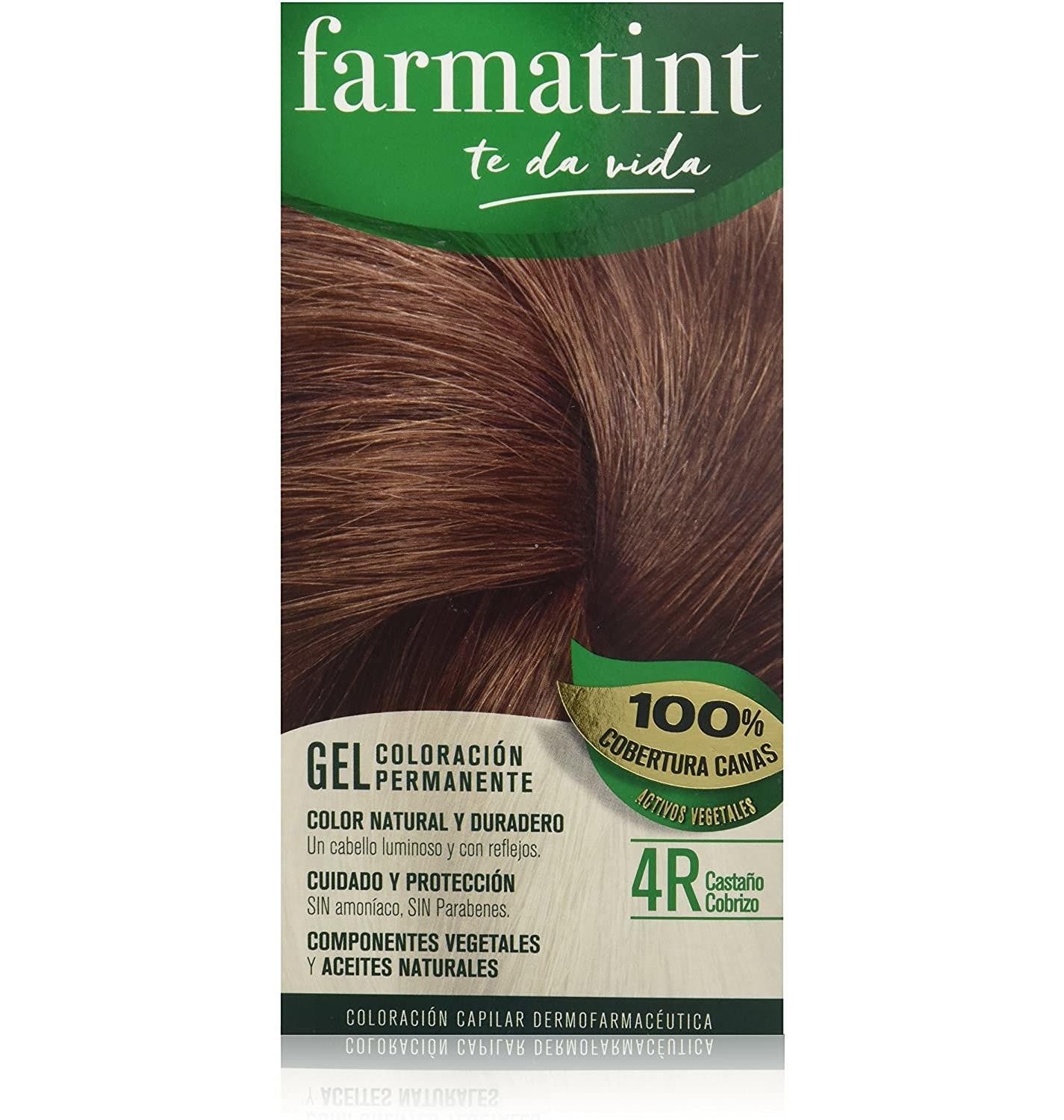 FARMATINT GEL permanent color #4r-copper brown 5 units