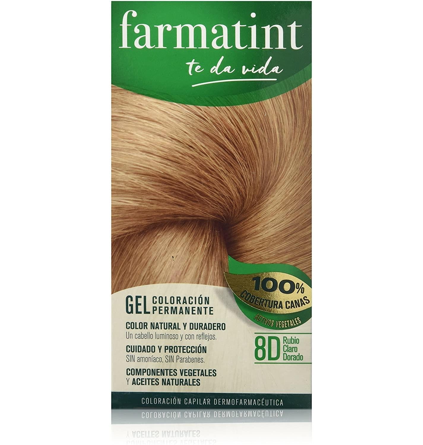 FARMATINT GEL permanent color #8d-light golden blonde 5 units