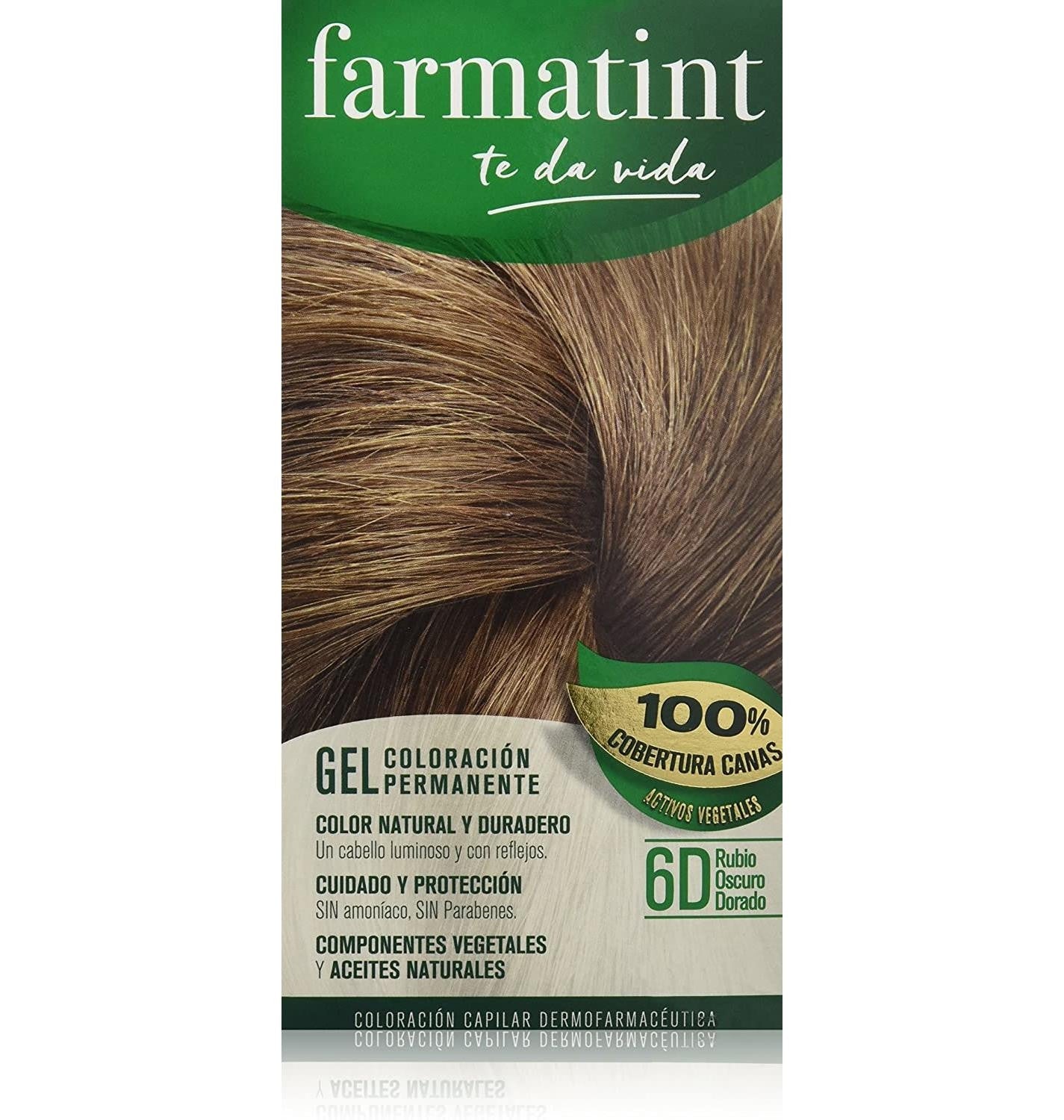 FARMATINT GEL permanent color #6d-dark golden blonde 5 units